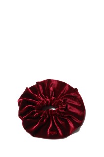 Velour Logo Scrunchie / RED(hp10825)