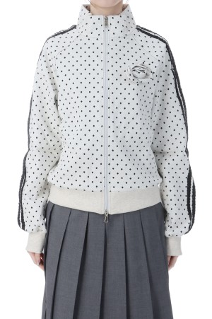 ROSE DOT TRACK JACKET  - OATMEAL  (BESPJK001OMF )