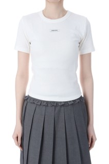 CREW NECK BASIC TOP  - WHITE (BDSPTS001WTF )