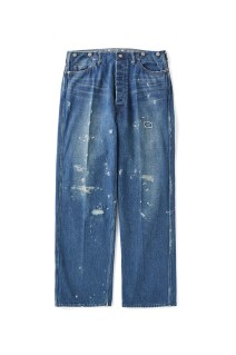 BELTLESS WAIST JEAN TROUSER990/ SCAR FACE & PAINT / INDIGO (252OJ-PT14)