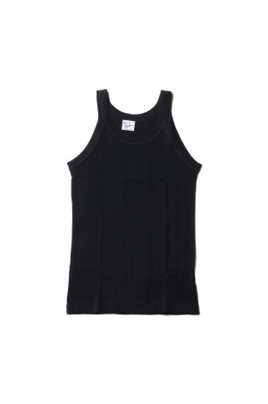 Panel ribbed Athletic tank - BLACK (831C)