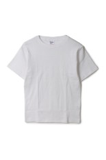 Panel ribbed C/N tee - WHITE (863C)