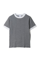 Panel ribbed T-shirt - BLK-W3 (849C)