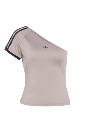 OFF SHOULDER TEE - CHALKY BROWNS (TV385)