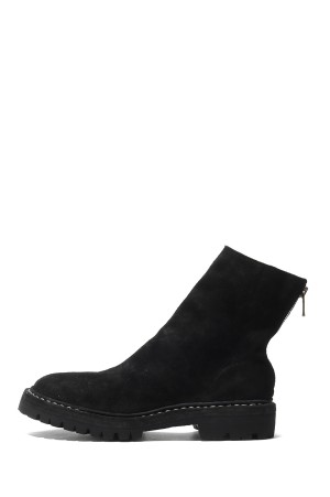 BACK ZIP BOOT, REVERSE - BLKT (796V)