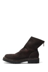 BACK ZIP BOOT,  REVERSE - CV60T（BROWN） (796V_N)