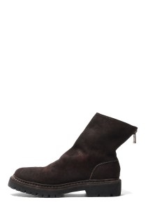 BACK ZIP BOOT, REVERSE - CV60T（BROWN） (796V)