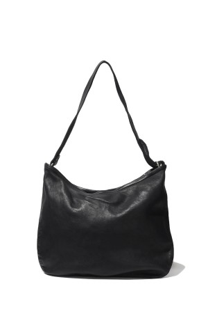 LEATHER CROSSBODY BAG, FULL GRAIN - BLKT (Q20)