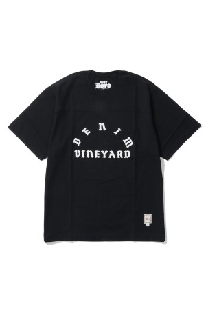 Dear Boro Denim Vineyard Tee - BLACK (793-6134006)
