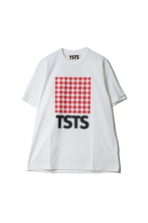 ORGANIC COTTON HALFTONE T-SHIRT - WHITE (26SMM0002)