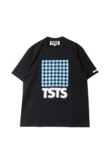 ORGANIC COTTON HALFTONE T-SHIRT - BLACK (26SMM0002)