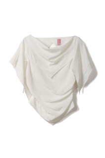 SCARF BLOUSE - WHITE (FTC262-0105)