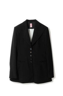 PLEATED PANEL JACKET - BLACK (FTC262-0203)