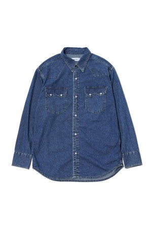 DENIM SHIRT H.WASH / INDIGO