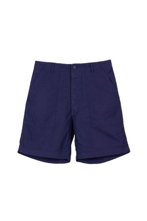 MADRAS DYED SHORTS / NAVY