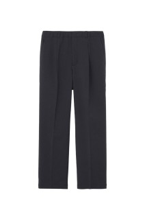 One Tuck Straight Pants - EBONY GRAY (GL75180)