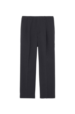 One Tuck Straight Pants - EBONY GRAY (GL75180)