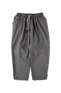 DETACHABLE S WOOL PANTS - Charcoal (SFCSS26P02)