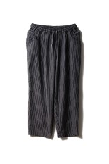 STRIPE SUPER WIDE PANTS - Charcoal (SFCSS26P03ST)