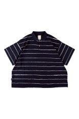 SIDE STRIPE BIG POLO - Navy (SFCSS26CS17)