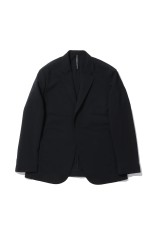 LINEN LIKE  TAILORED JACKET - BLACK (DU6SJKI7M)