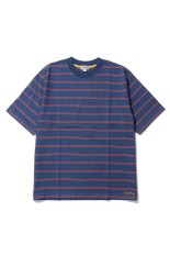 Union Short-Sleeve Striped Tee - Navy / Red (6275-4036)