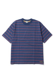 Union Short-Sleeve Striped Tee - Navy / Red (6275-4036)
