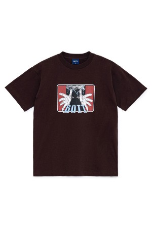 The Hands Tee - Brown