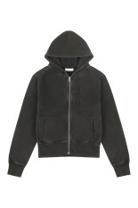 SLIM ZIP UP / WASHED BLACK (ESSS26HO01012)