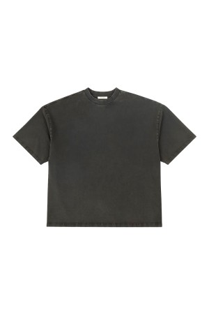 HEAVY BOXY TEE / WASHED BLACK (ESSS26TT01012)