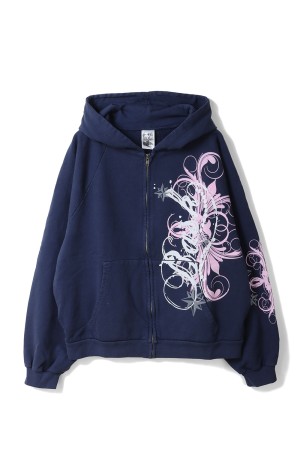 LEXI, zip up / NAVY BLUE