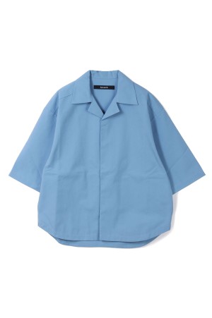 M5 Cuban Shirt - Azure Blue (T250203)
