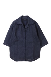 M5 Cuban Shirt - Raw Indigo (T250203)