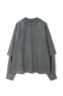 Raglan Layered Longsleeve Top - Sage Fade (T24023)