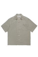 OPEN COLLAR SHIRT S/S ( TYPE-2 ) / GRAY (26SS-WMS-OC19)