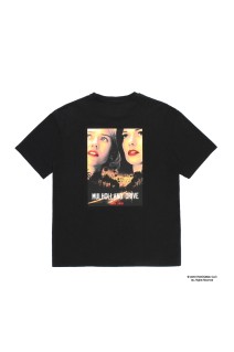 MULHOLLAND DRIVE / WASHED HEAVY WEIGHT CREW NECK T-SHIRT ( TYPE-1 ) / BLACK (MD-WM-WT01)