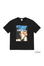 MULHOLLAND DRIVE / WASHED HEAVY WEIGHT CREW NECK T-SHIRT ( TYPE-2 ) / BLACK (MD-WM-WT02)