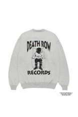 DEATH ROW RECORDS / HEAVY WEIGHT CREW NECK SWEAT SHIRT / GRAY (DEATHROW-WM-SS06)