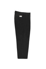 DOUBLE PLEATED CHINO TROUSERS / BLACK (26SS-WMP-PT12)