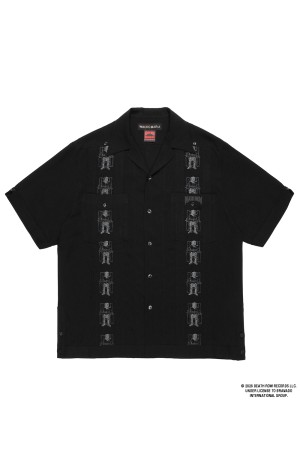 DEATH ROW RECORDS / CUBA SHIRT S/S / WHITE (DEATHROW-WM-OC02)