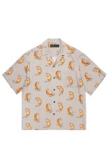 TIM LEHI / HAWAIIAN SHIRT S/S ( TYPE-2 ) / GRAY (26SS-WMS-HI04)