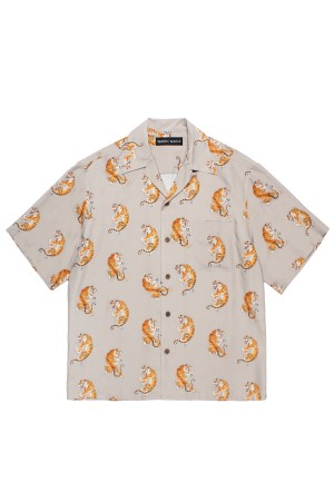 TIM LEHI / HAWAIIAN SHIRT S/S ( TYPE-2 ) / GRAY (26SS-WMS-HI04)
