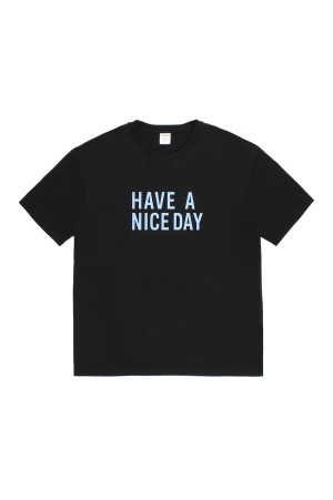 WASHED HEAVY WEIGHT CREW NECK T-SHIRT ( TYPE-15 ) / BLACK (26SS-WMT-WT17)