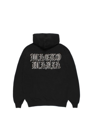WASHED MIDDLE WEIGHT PULLOVER HOODED SWEAT SHIRT / PURPLE (26SS-WMC-SS05)