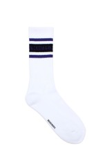 SKATER SOCKS ( TYPE-2 ) / WHITE-NAVY (26SS-WMA-SO02)