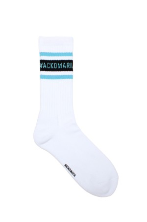 SKATER SOCKS ( TYPE-2 ) / WHITE-NAVY (26SS-WMA-SO02)