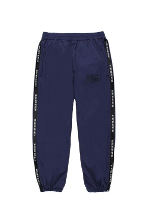 LEOPARD TRACK PANTS / BEIGE (26SS-WMO-NA04)