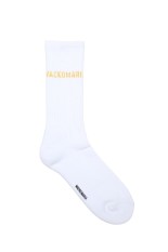 SKATER SOCKS ( TYPE-3 ) / WHITE-YELLOW (26SS-WMA-SO03)