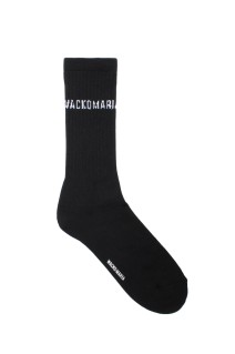 SKATER SOCKS ( TYPE-3 ) / BLACK-WHITE (26SS-WMA-SO03)