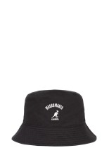 KANGOL / WASHED BUCKET / BLACK (26SS-WMA-HA01)